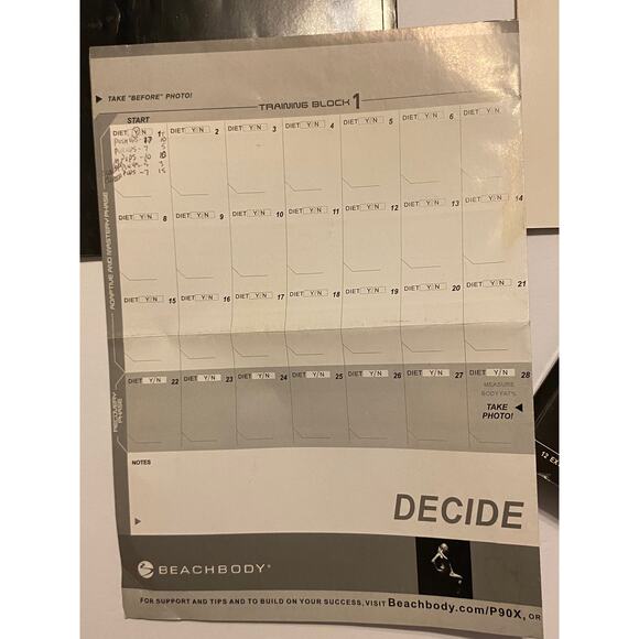 P90X Extreme Home Fitness DVDs Fitness Guide Nutrition Plan - Picture 13 of 15